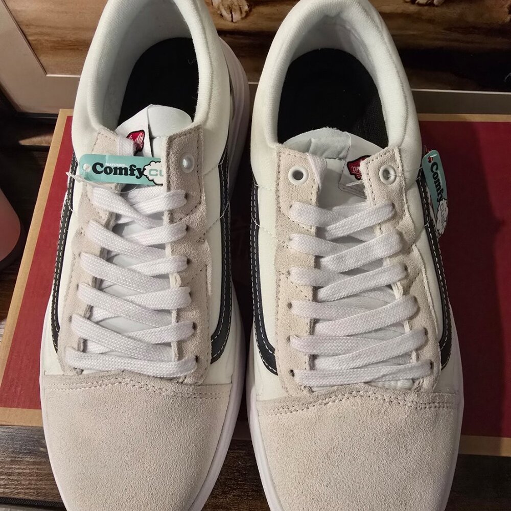 Vans Old Skool Overt CC Shoes White VN0A7Q5EWHT Skateboarding Men's US Sz 12 NEW - Picture 4 of 10